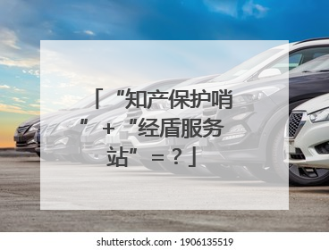 “知产保护哨”+“经盾服务站”=？