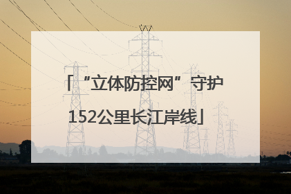 “立体防控网”守护152公里长江岸线