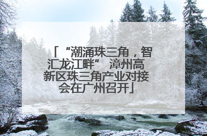 “潮涌珠三角，智汇龙江畔” 漳州高新区珠三角产业对接会在广州召开