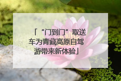 “门到门”取送车为青藏高原自驾游带来新体验