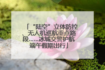 “陆空”立体防控、无人机巡航重点路段……冰城交警护航端午假期出行