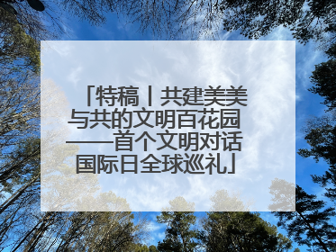 特稿丨共建美美与共的文明百花园——首个文明对话国际日全球巡礼