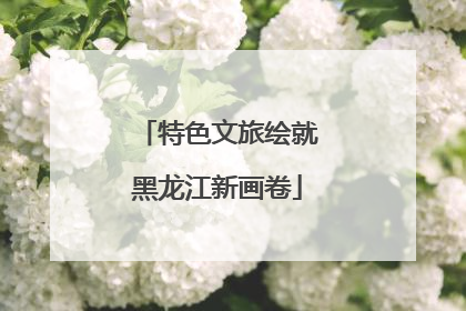 特色文旅绘就黑龙江新画卷