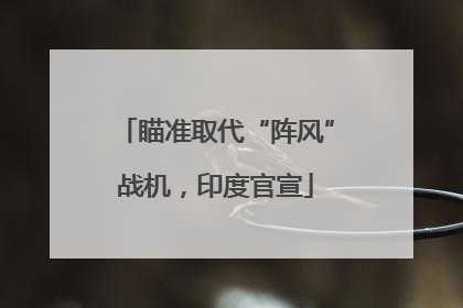 瞄准取代“阵风”战机，印度官宣