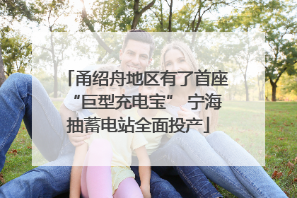甬绍舟地区有了首座“巨型充电宝” 宁海抽蓄电站全面投产