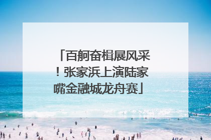 百舸奋楫展风采！张家浜上演陆家嘴金融城龙舟赛