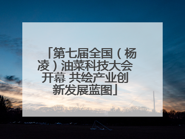 第七届全国（杨凌）油菜科技大会开幕 共绘产业创新发展蓝图