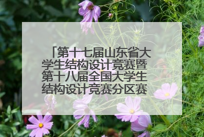 第十七届山东省大学生结构设计竞赛暨第十八届全国大学生结构设计竞赛分区赛在青岛举办