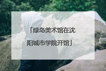 绿岛美术馆在沈阳城市学院开馆