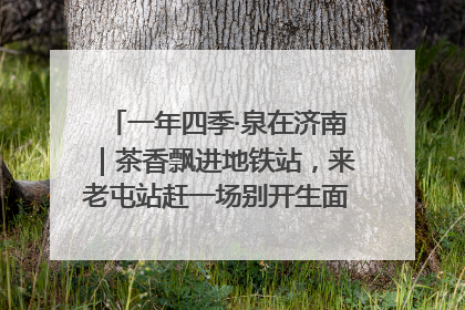 一年四季·泉在济南｜茶香飘进地铁站，来老屯站赶一场别开生面的“茶韵市集”！