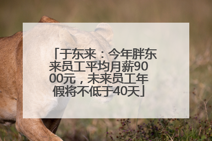 于东来：今年胖东来员工平均月薪9000元，未来员工年假将不低于40天