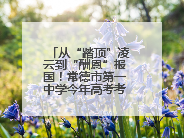 从“踏顶”凌云到“酬恩”报国！常德市第一中学今年高考考点对联出炉