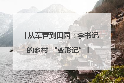 从军营到田园：李书记的乡村 “变形记”