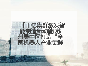 千亿集群激发智能制造新动能 苏州吴中区打造“全国机器人产业集群第一区”