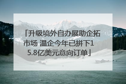 升级境外自办展助企拓市场 温企今年已拼下15.8亿美元意向订单