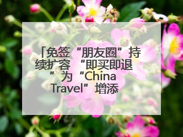 免签“朋友圈”持续扩容 “即买即退”为“China Travel”增添消费“磁吸力”