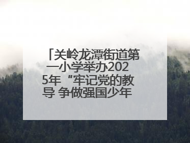 关岭龙潭街道第一小学举办2025年“牢记党的教导 争做强国少年”“六一”文艺汇演活动