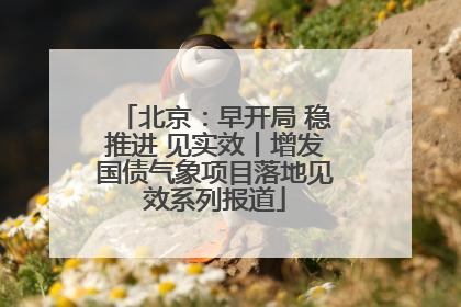 北京：早开局 稳推进 见实效丨增发国债气象项目落地见效系列报道