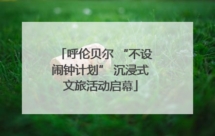 呼伦贝尔 “不设闹钟计划” 沉浸式文旅活动启幕