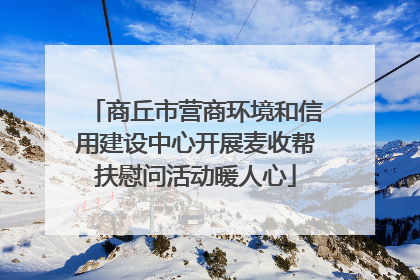 商丘市营商环境和信用建设中心开展麦收帮扶慰问活动暖人心