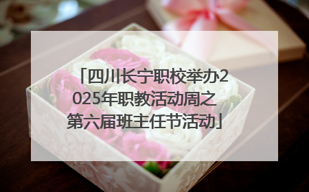 四川长宁职校举办2025年职教活动周之第六届班主任节活动
