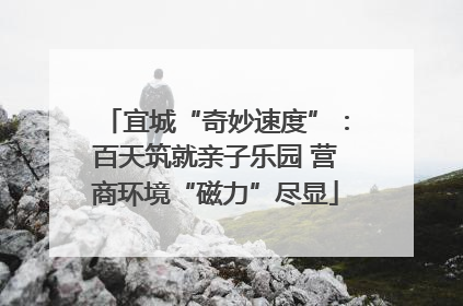 宜城“奇妙速度”：百天筑就亲子乐园 营商环境“磁力”尽显