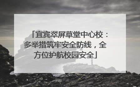 宜宾翠屏草堂中心校：多举措筑牢安全防线，全方位护航校园安全