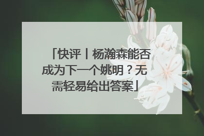 快评丨杨瀚森能否成为下一个姚明？无需轻易给出答案
