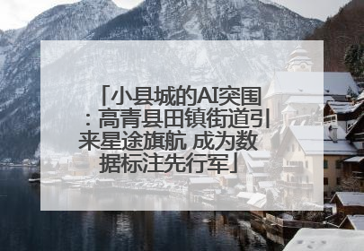 小县城的AI突围：高青县田镇街道引来星途旗航 成为数据标注先行军