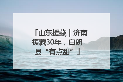 山东援藏｜济南援藏30年，白朗县“有点甜”