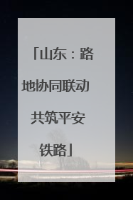 山东：路地协同联动 共筑平安铁路