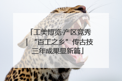 工美博览·产区竞秀｜“百工之乡”传古技 三年成果显新篇