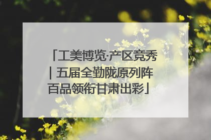工美博览·产区竞秀｜五届全勤陇原列阵 百品领衔甘肃出彩