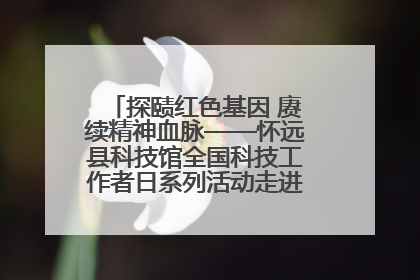 探赜红色基因 赓续精神血脉——怀远县科技馆全国科技工作者日系列活动走进怀远县实验中学