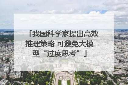 我国科学家提出高效推理策略 可避免大模型“过度思考”
