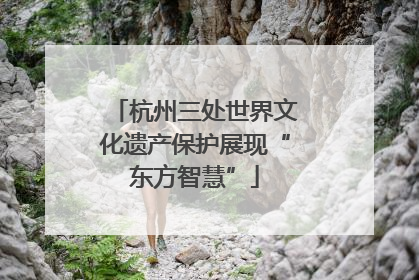 杭州三处世界文化遗产保护展现“东方智慧”