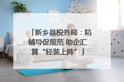 新乡县税务局：精辅导促规范 助企汇算“轻装上阵”
