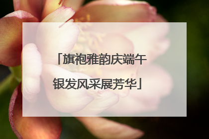 旗袍雅韵庆端午 银发风采展芳华