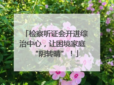 检察听证会开进综治中心，让困境家庭“阴转晴”！