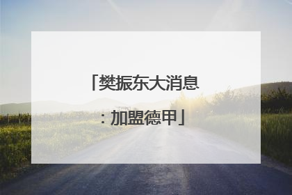 樊振东大消息：加盟德甲