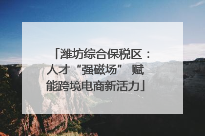 潍坊综合保税区：人才“强磁场” 赋能跨境电商新活力