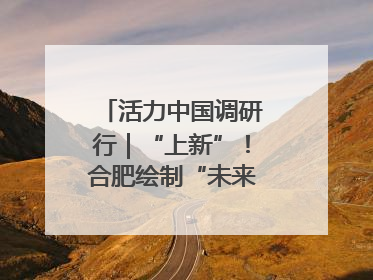 活力中国调研行｜“上新”！合肥绘制“未来产业图谱”