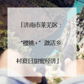 济南市莱芜区：“樱桃+”激活乡村夏日甜蜜经济