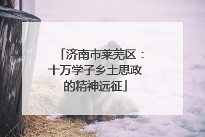 济南市莱芜区：十万学子乡土思政的精神远征