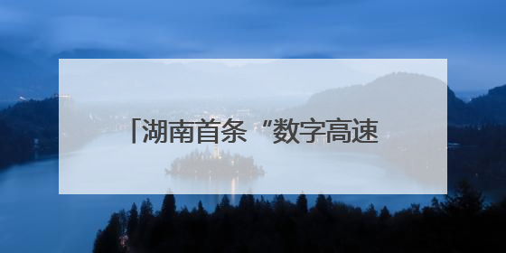 湖南首条“数字高速”通车一年 智慧与温情绘就美好出行图景