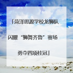 菏泽思源学校龙狮队闪耀“狮舞齐鲁”赛场 勇夺四项桂冠