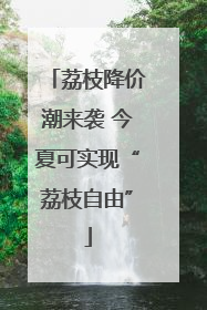荔枝降价潮来袭 今夏可实现“荔枝自由”