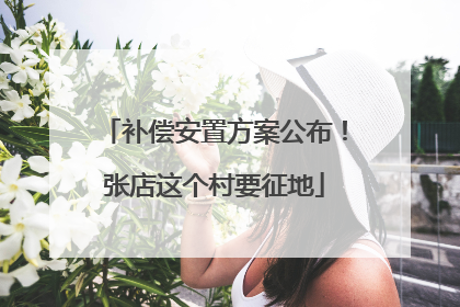 补偿安置方案公布！张店这个村要征地