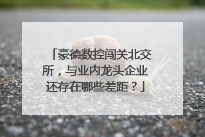豪德数控闯关北交所，与业内龙头企业还存在哪些差距？