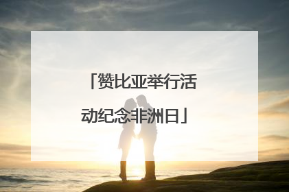 赞比亚举行活动纪念非洲日